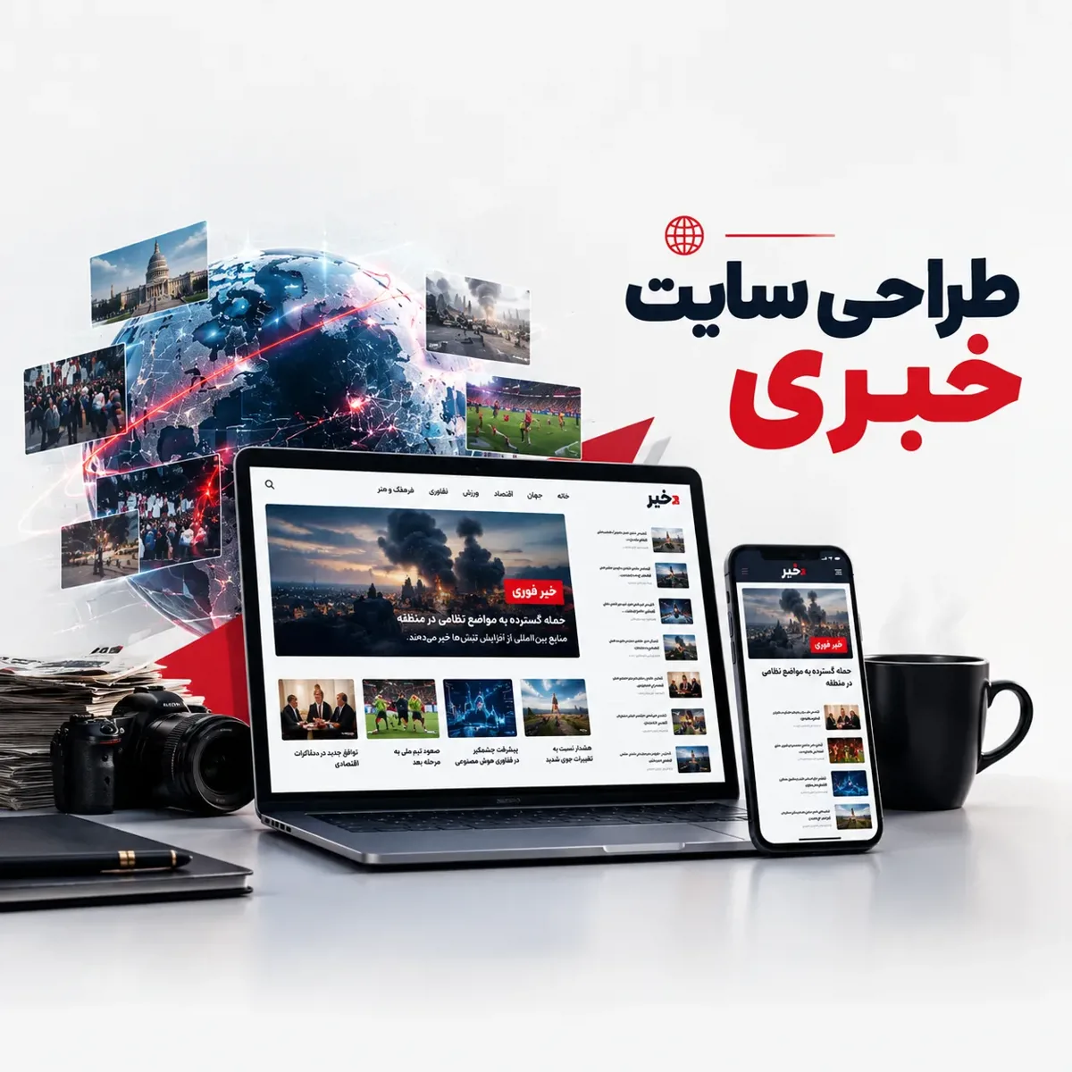 طراحی سایت خبری در شیراز